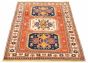 Indian Finest Kazak 4'7" x 7'10" Hand-knotted Wool Rug 