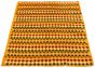 Afghan Baluch 3'10" x 5'8" Hand-knotted Wool Light Orange Rug