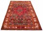 Persian Style 6'1" x 10'7" Hand-knotted Wool Rug 