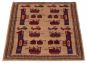 Afghan Rare War 3'1" x 4'9" Hand-knotted Wool Rug 