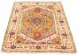 Indian Serapi Heritage 4'0" x 6'1" Hand-knotted Wool Rug 