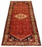 Persian Hosseinabad 3'8" x 10'7" Hand-knotted Wool Rug 