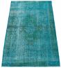 Turkish Color Transition 4'1" x 6'8" Hand-knotted Wool Rug 