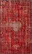 Bordered  Transitional Red Area rug 6x9 Turkish Hand-knotted 295841