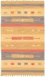 Flat-weaves & Kilims  Transitional Ivory Area rug 3x5 Turkish Flat-weave 339277