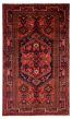 Bordered  Traditional Red Area rug 4x6 Persian Hand-knotted 352230