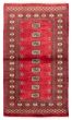 Bordered  Tribal Red Area rug 3x5 Pakistani Hand-knotted 359362