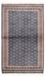 Bordered  Tribal Grey Area rug 3x5 Pakistani Hand-knotted 359376