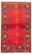 Bordered  Traditional Red Area rug 3x5 Pakistani Hand-knotted 359918
