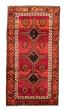 Bordered  Traditional Red Area rug Unique Turkish Hand-knotted 365571