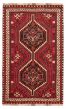 Bordered  Traditional Red Area rug 3x5 Turkish Hand-knotted 369151