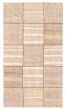Transitional Brown Area rug 4x6 Turkish Flat-Weave 369393