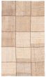 Transitional Brown Area rug 4x6 Turkish Flat-Weave 369424