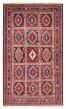 Bordered  Traditional Red Area rug 5x8 Persian Hand-knotted 373748