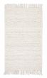 Braided  Transitional Ivory Area rug 5x8 Indian Braided Weave 375922