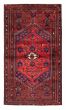 Bordered  Tribal Red Area rug 4x6 Turkish Hand-knotted 380180