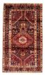 Bordered  Tribal Red Area rug 4x6 Persian Hand-knotted 380298