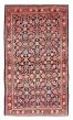 Bordered  Tribal Blue Area rug 4x6 Persian Hand-knotted 381049