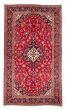 Bordered  Traditional Red Area rug 5x8 Persian Hand-knotted 382283