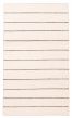 Braided  Stripes Ivory Area rug 5x8 Indian Braided weave 387412