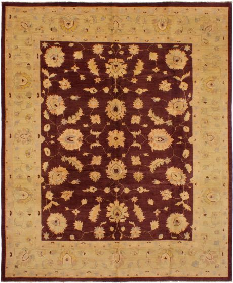 Bordered  Traditional Red Area rug 6x9 Afghan Hand-knotted 268745