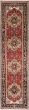 Floral  Traditional Brown Runner rug 11-ft-runner Indian Hand-knotted 218767