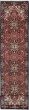 Geometric  Traditional Red Runner rug 20-ft-runner Indian Hand-knotted 219245