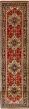 Floral  Traditional Red Runner rug 12-ft-runner Indian Hand-knotted 237527