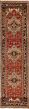 Floral  Traditional Red Runner rug 12-ft-runner Indian Hand-knotted 237541