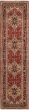 Bordered  Traditional Red Runner rug 10-ft-runner Indian Hand-knotted 281922