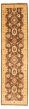 Bordered  Traditional Brown Runner rug 10-ft-runner Afghan Hand-knotted 318030