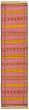 Flat-weaves & Kilims  Tribal Purple Runner rug 10-ft-runner Turkish Flat-weave 332768
