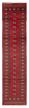 Bordered  Traditional Red Runner rug 16-ft-runner Pakistani Hand-knotted 390223