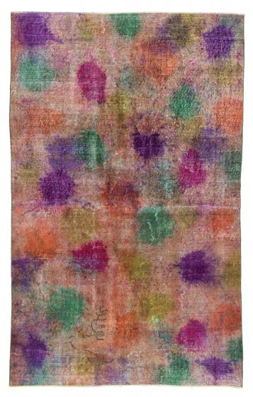 Casual  Transitional  Area rug 5x8 Turkish Hand-knotted 327537
