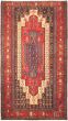 Bordered  Traditional Red Area rug 5x8 Turkish Hand-knotted 320736