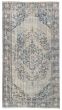 Overdyed  Transitional Blue Area rug 5x8 Turkish Hand-knotted 328156