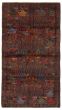 Bordered  Tribal Blue Area rug 3x5 Afghan Hand-knotted 357467
