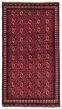 Geometric  Tribal Red Area rug 4x6 Afghan Hand-knotted 367549
