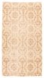 Transitional  Vintage Ivory Area rug 4x6 Turkish Hand-knotted 367660
