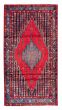 Bordered  Tribal Red Area rug 5x8 Turkish Hand-knotted 380154