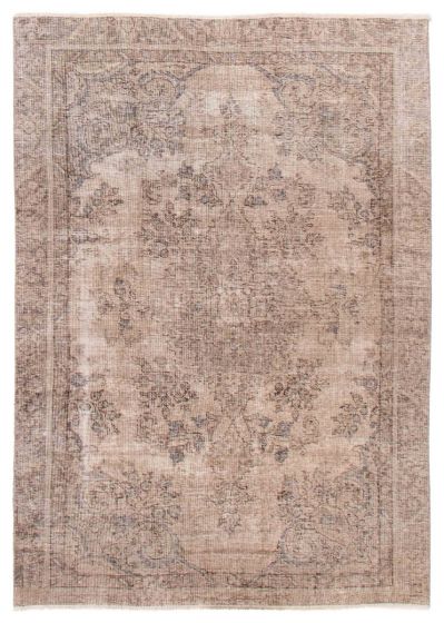 Turkish Color Transition 5'8" x 8'0" Hand-knotted Wool Rug 