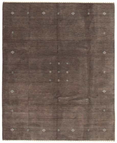 Gabbeh  Tribal Grey Area rug 6x9 Indian Hand Loomed 362358