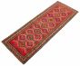 Persian Style 3'1" x 8'8" Hand-knotted Wool Red Rug
