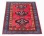 Persian Style 3'10" x 6'2" Hand-knotted Wool Rug 