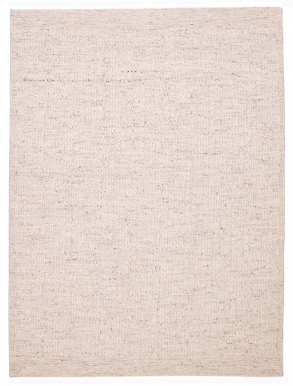 Braided  Solid Ivory Area rug 9x12 Indian Braid weave 386429