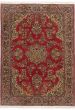 Traditional Red Area rug 6x9 Turkish Hand-knotted 244934