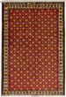 Bordered  Traditional Red Area rug 3x5 Persian Hand-knotted 264279