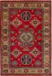 Bohemian  Traditional Red Area rug 6x9 Afghan Hand-knotted 271551