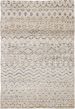 Casual  Moroccan Ivory Area rug 3x5 Indian Hand-knotted 271798