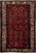 Bordered  Traditional Brown Area rug 3x5 Persian Hand-knotted 277502
